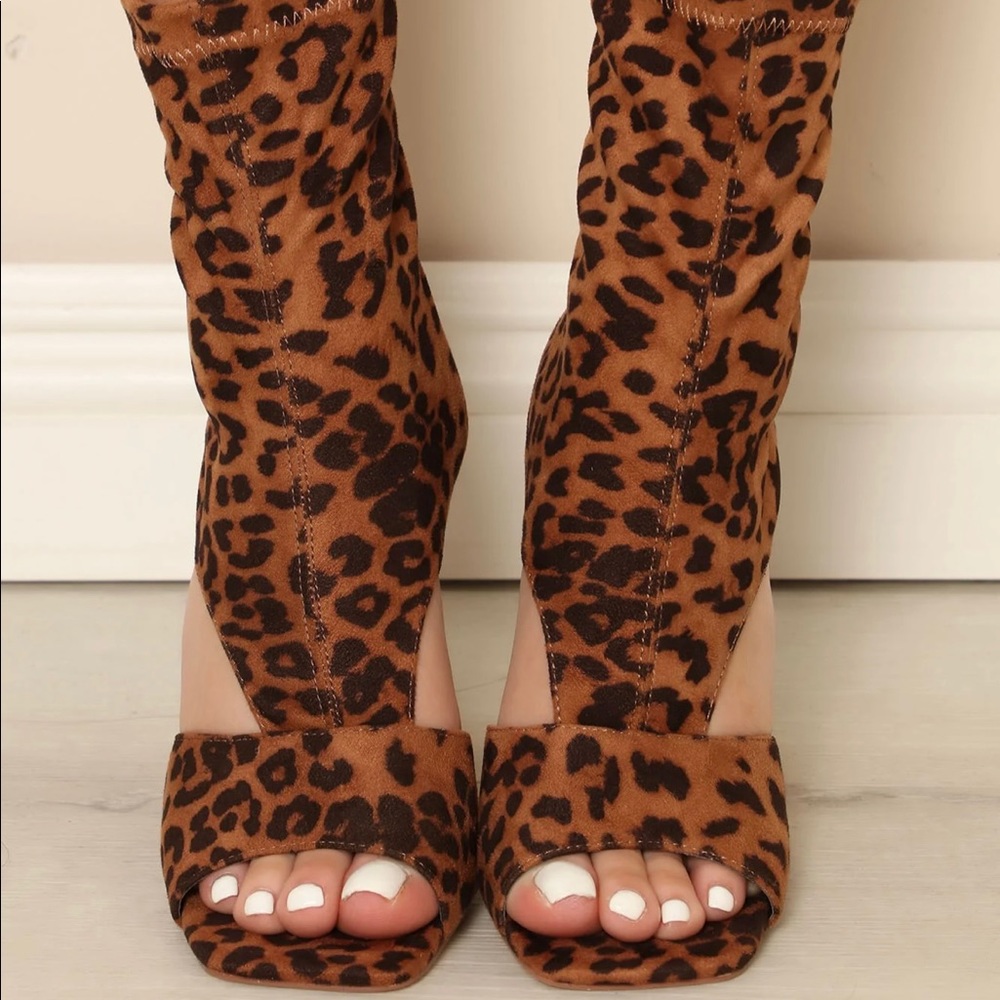 Leopard Booties